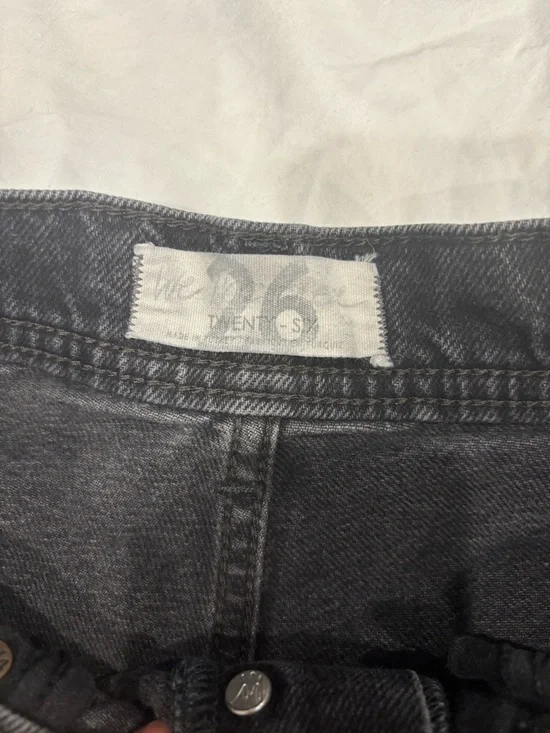 Free People Black Wide Leg Jeans - Picture 8 of 10